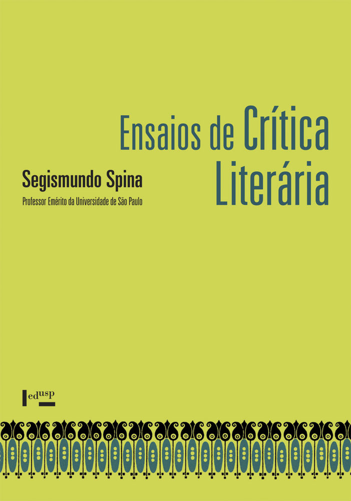 Capa de Ensaios de Crítica Literária