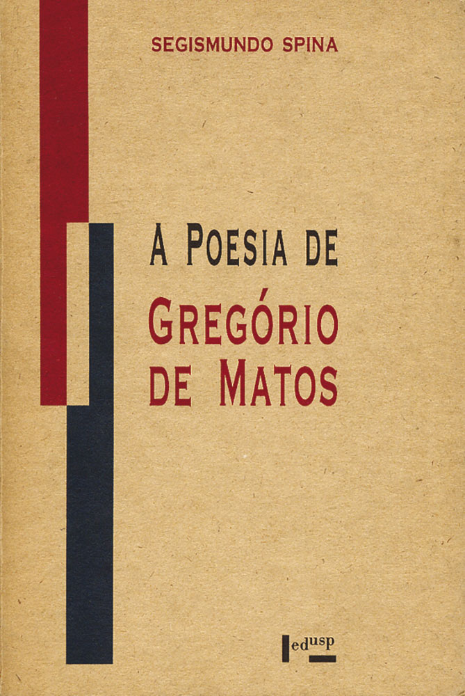Capa de A Poesia de Gregório de Matos
