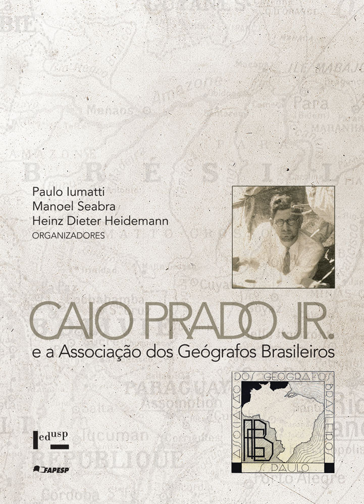 Capa de Caio Prado Jr. e a Associação dos Geógrafos Brasileiros
