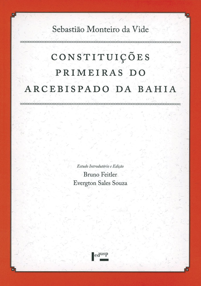 Capa de Constituições Primeiras do Arcebispado da Bahia