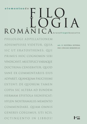 Capa de Volume 2 de Elementos de Filologia Românica