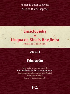 Capa de volume 1 Enciclopédia da Língua de Sinais Brasileira