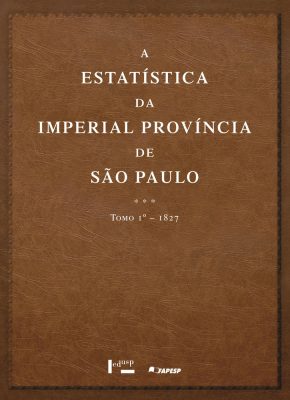 Capa de A Estatística da Imperial Província de São Paulo