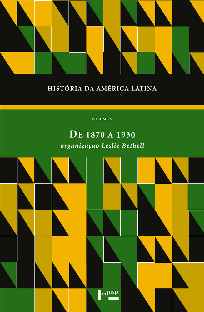 Capa de História da América Latina Volume V