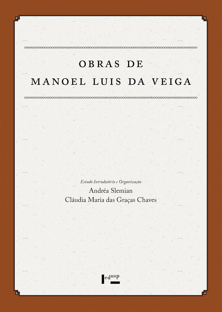 Capa de Obras de Manoel Luis da Veiga