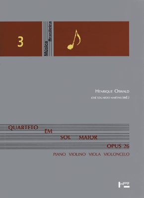 Capa de Quarteto em Sol Maior Opus 26