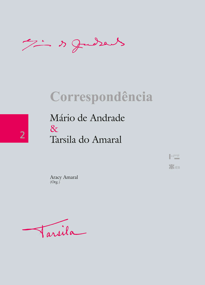 Capa de Correspondência Mário de Andrade & Tarsila do Amaral