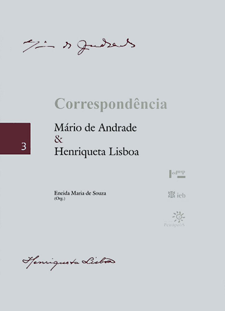 Capa de Correspondência Mário de Andrade & Henriqueta Lisboa