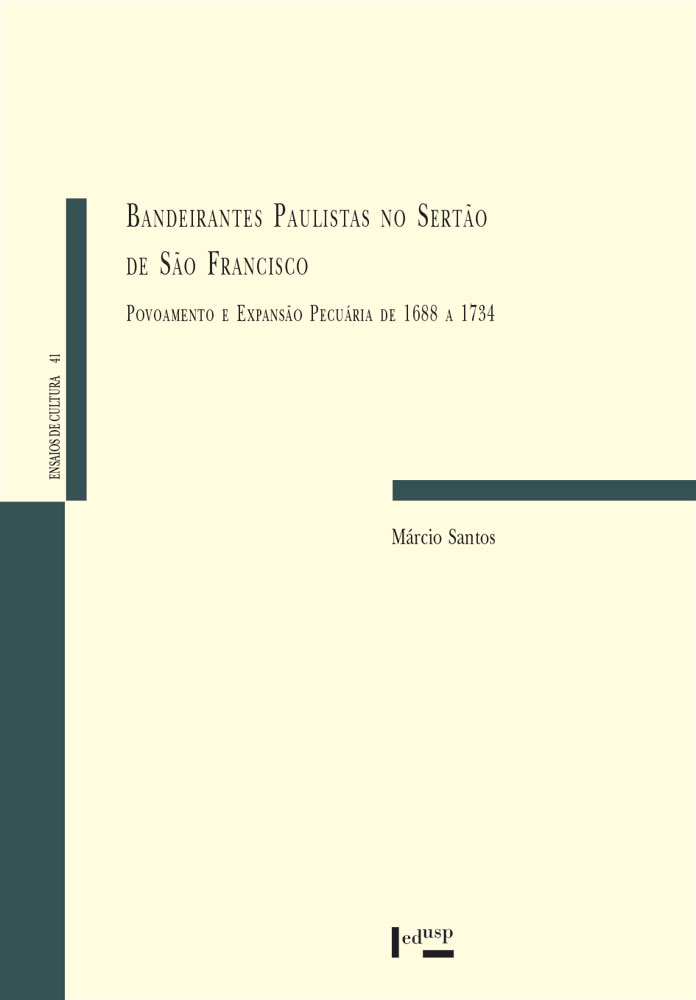 Capa de Bandeirantes Paulistas no Sertão do São Francisco