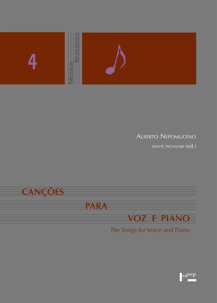 Capa de Canções para Voz e Piano (The Song for Voice and Piano)