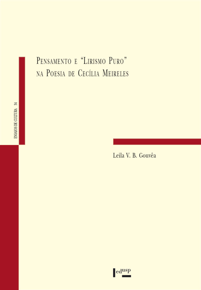 Capa de Pensamento e "Lirismo Puro" na Poesia de Cecília Meireles