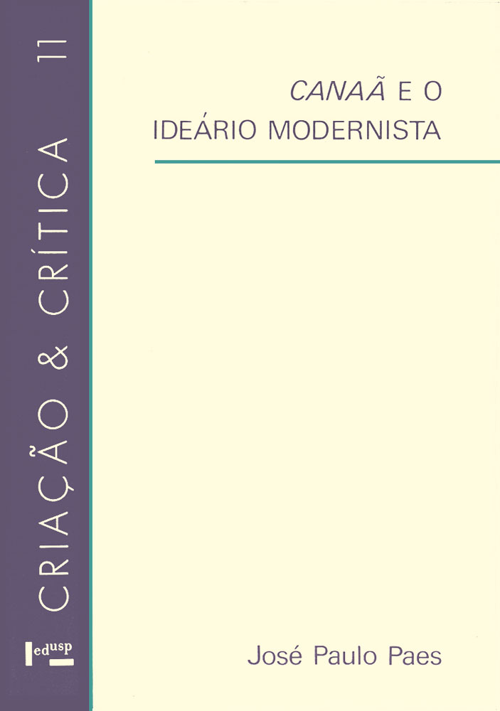 Capa de Canaã e o Ideário Modernista