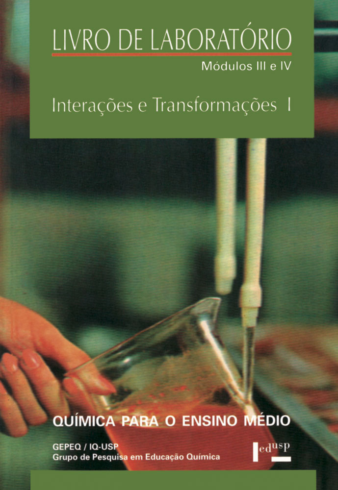 Capa de livro de laboratório III e IV de Interações e Transformações I