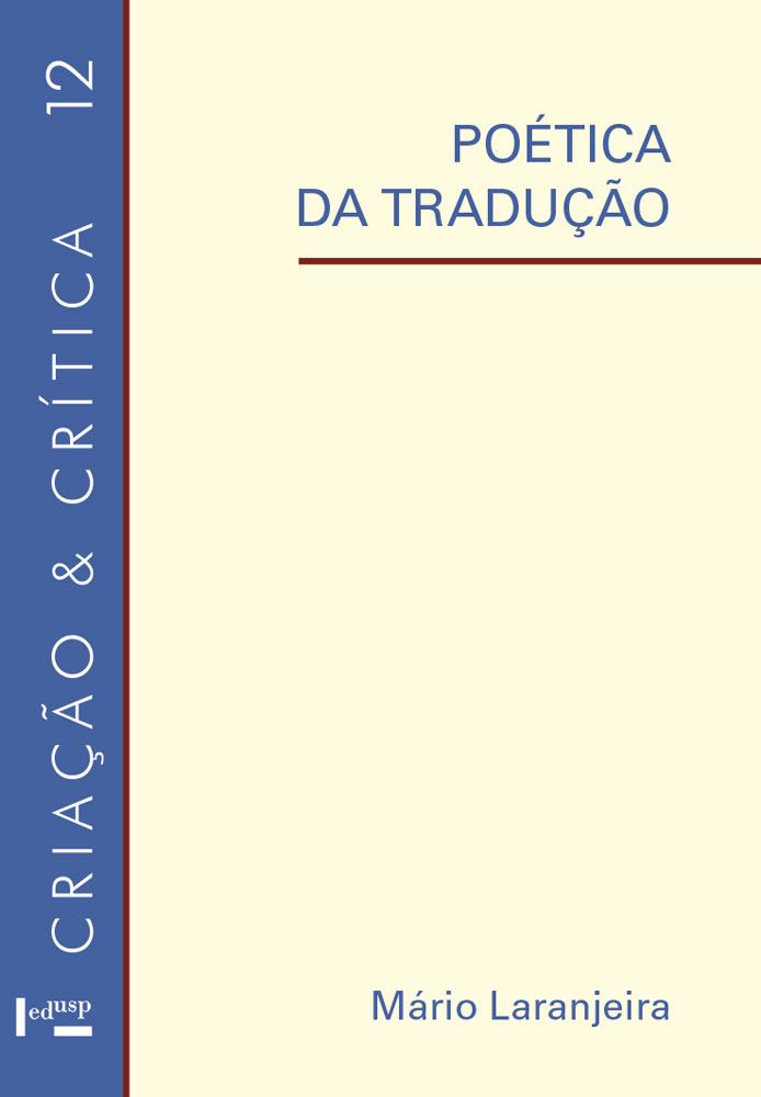 Capa de Poética da Tradução