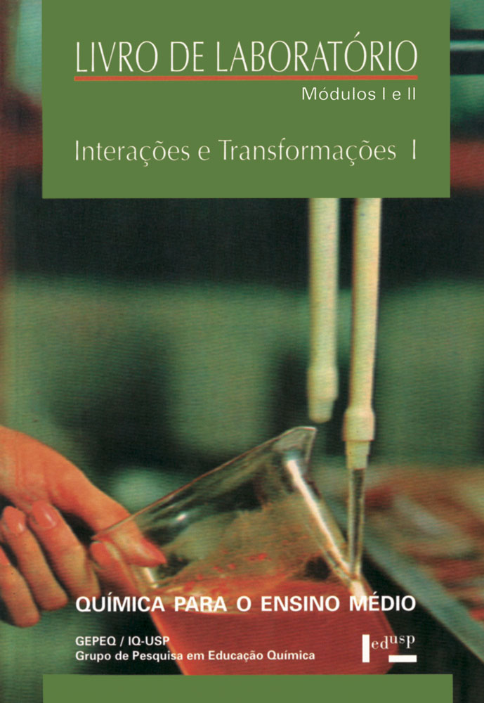 Capa de livro de laboratório I e II de Interações e Transformações I