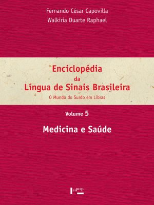 Capa de Enciclopédia da Língua de Sinais Brasileira Vol. 6