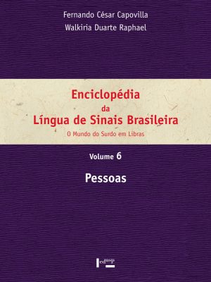 Capa de Enciclopédia da Língua de Sinais Brasileira Vol. 6