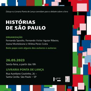 Convite debate sobre o livro Histórias de São Paulo